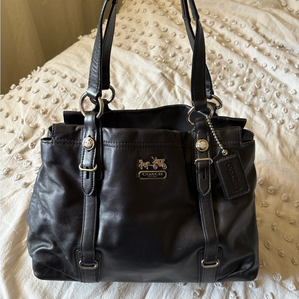 Coach Mia leather Carryall shoulder bag